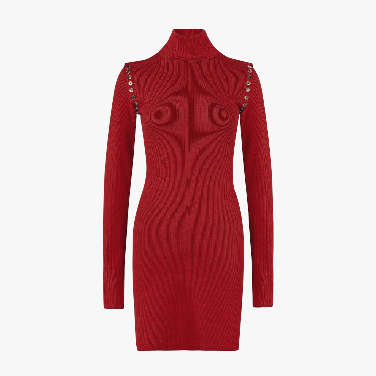 YOUR *ITCH 2 TONES RIB LONG SLEEVE - XL - Mini dresses - PCFG - Modalova