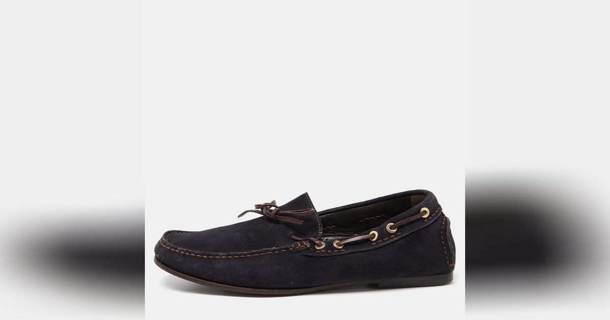 Tom ford blue suede shoes 2025