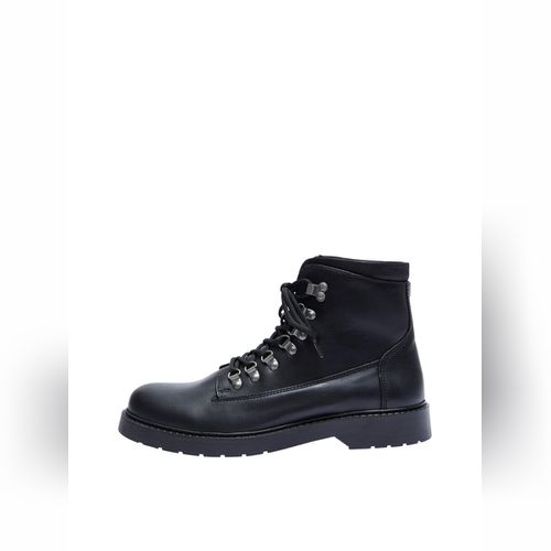 DE PIEL GRIS MARENGO BOTAS Negro / Anthracite