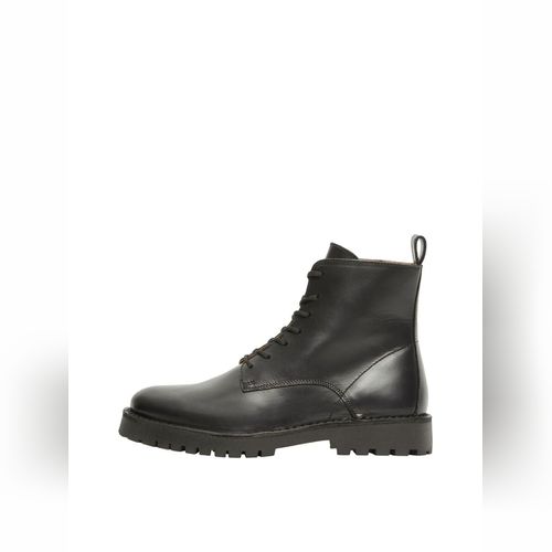 DE PIEL GRIS MARENGO BOTAS Negro / Anthracite