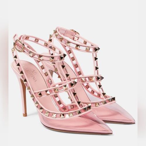 Valentino pink cheap pumps