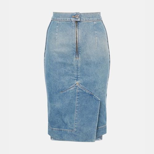 スカート VIVIENNE WESTWOOD LIGHT BLUE WOOL SKIRT Wool mini skirt Vivienne Westwood Blue size 12 UK in Wool