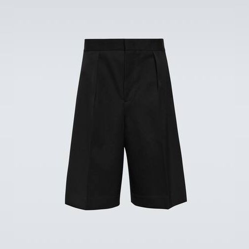 Wool shorts in black - Jil Sander